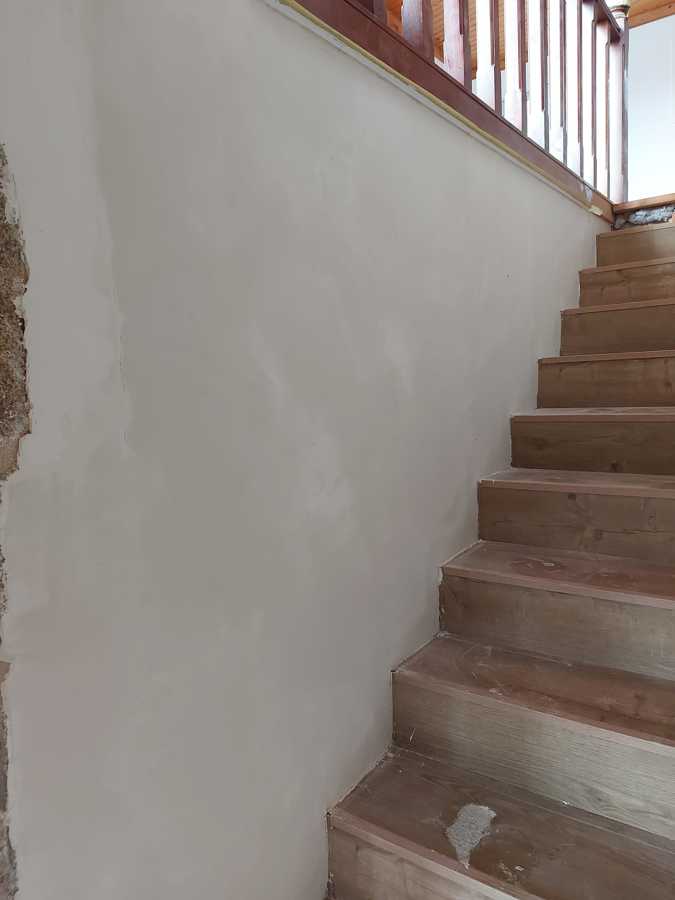 Pared ya reparada