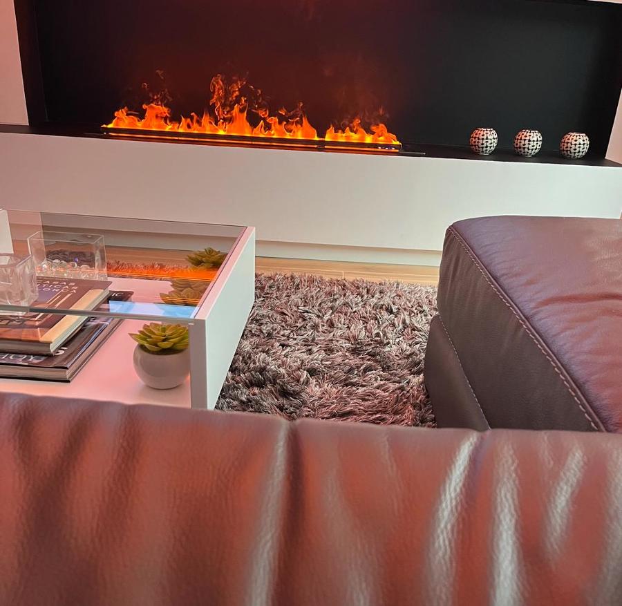Mueble para chimenea eléctrica