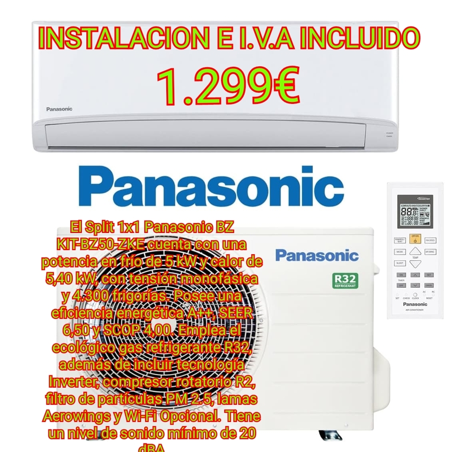 AIRE ACONDICIONADO PANASONIC