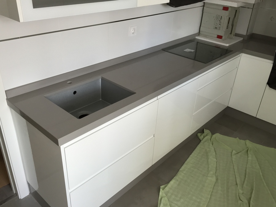 cocina en silestone