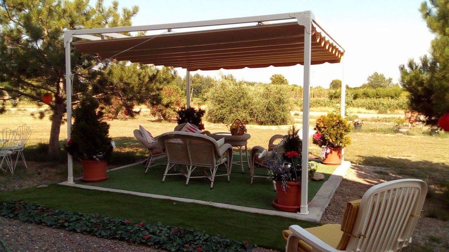 Terraza de jardín