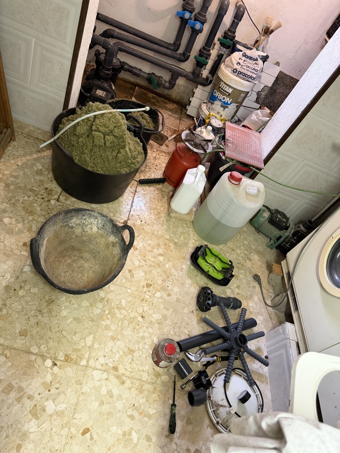 Reparación crepinas filtro