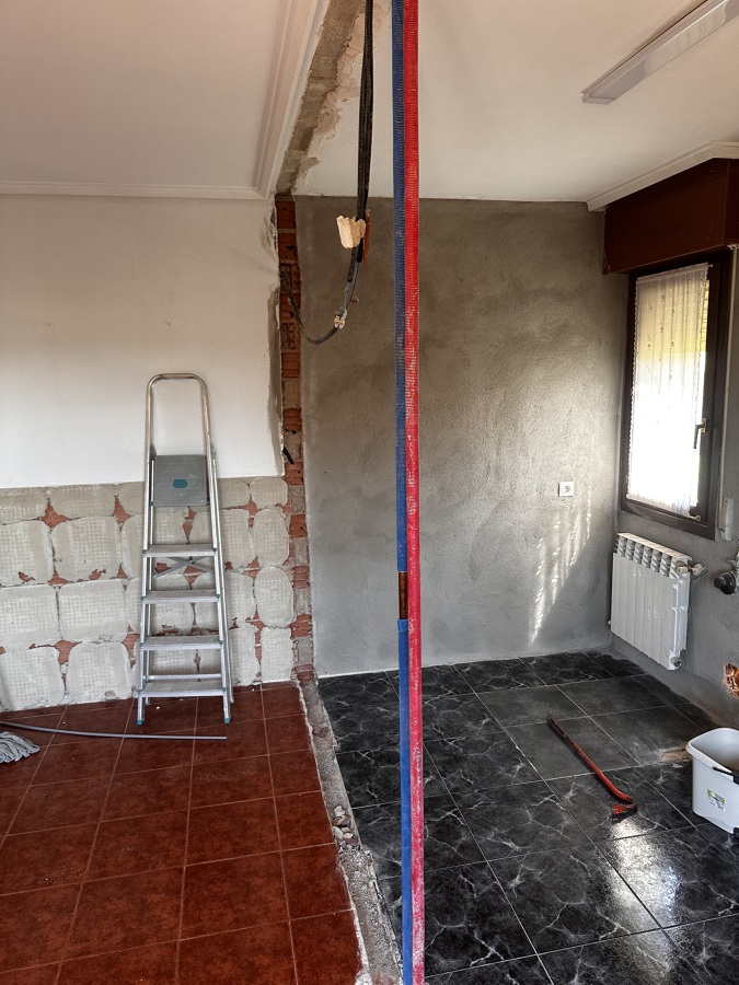 Tuberías de calefacción modificación (antes)