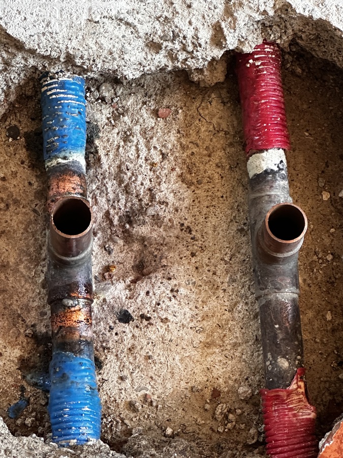 Tuberías de calefacción modificación (antes )
