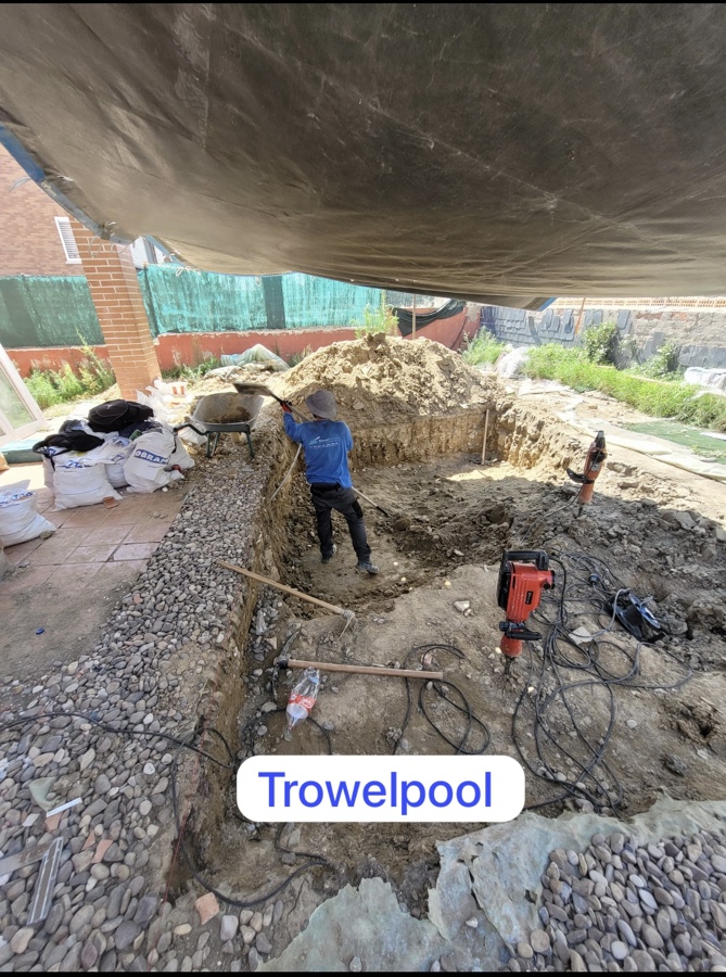 Construcción de piscina