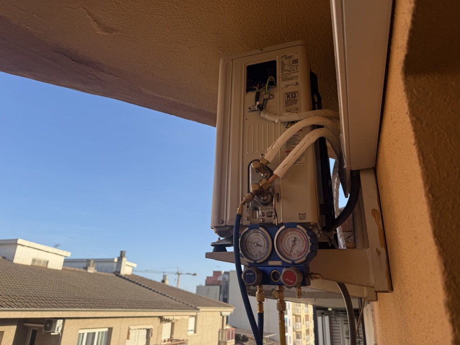 Instalación de aire acondicionado