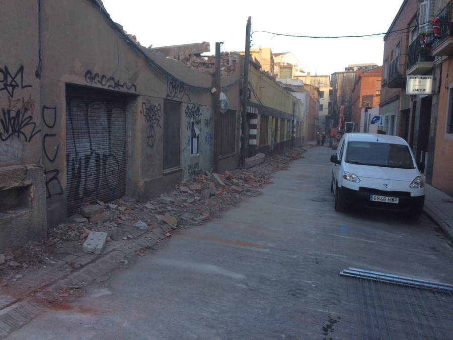 Demolición fábrica