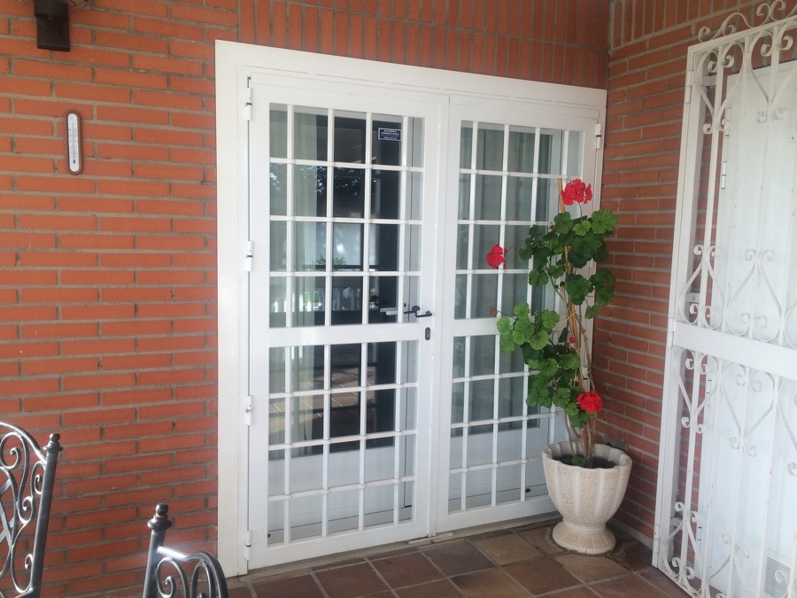 Puerta cancela metálica