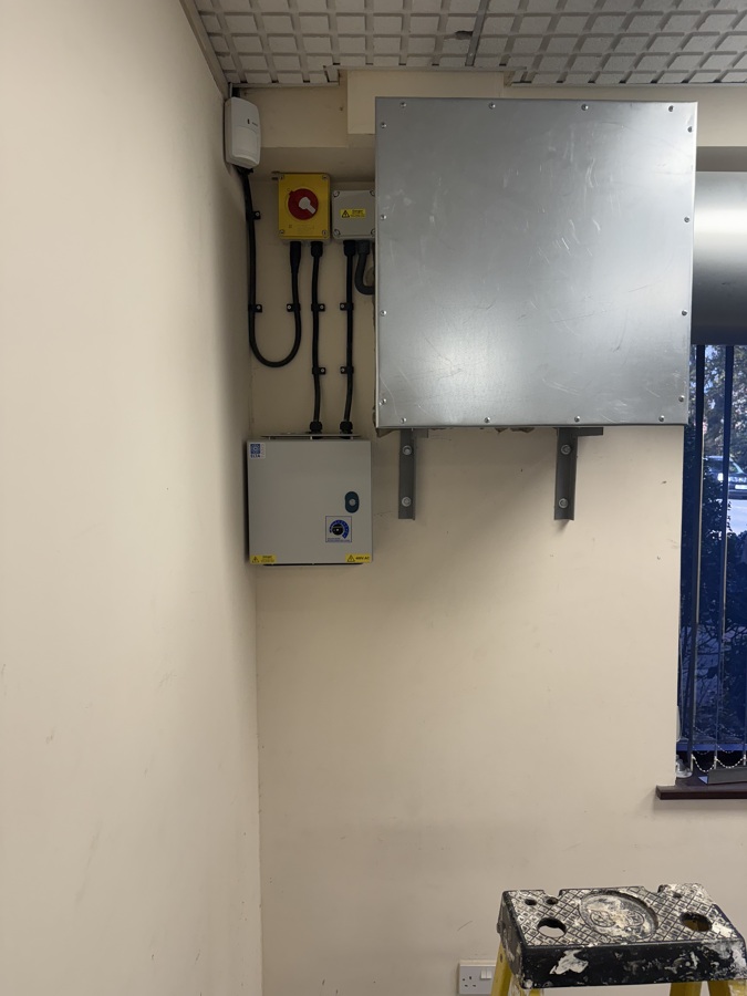 industrial fan install