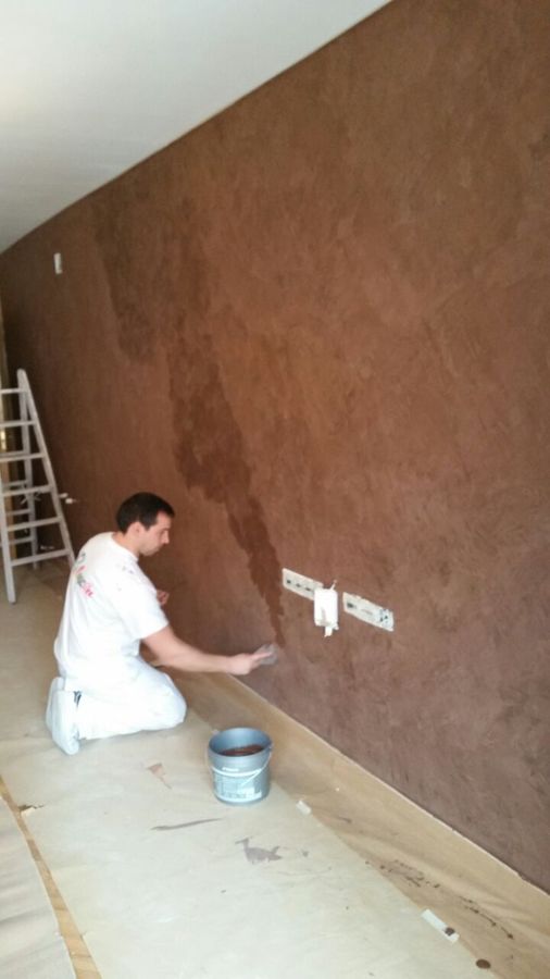 Aplicación de estuco