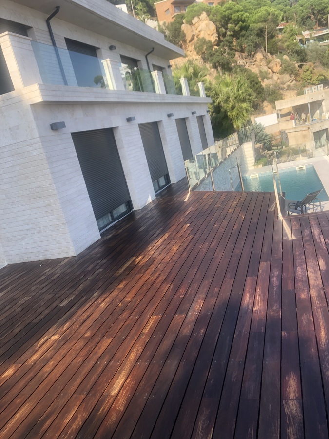 Terraza teca