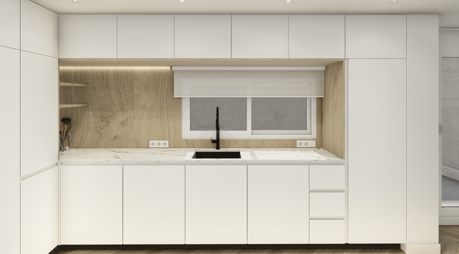 Led en mueble cocina