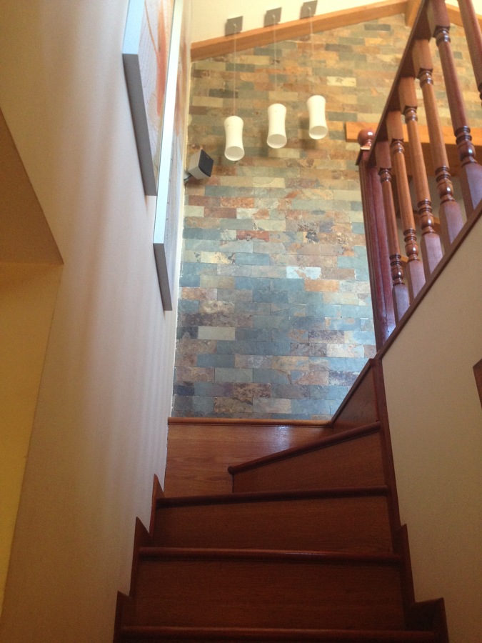 Escalera de madera