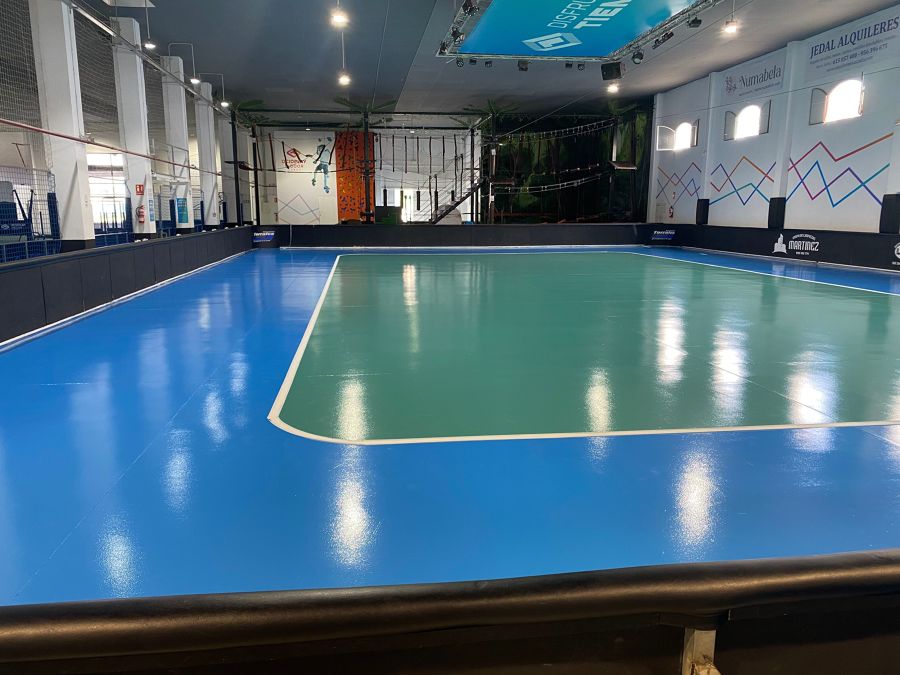 INDOOR JEREZ TRATAMIENTO SUELOS PISTAS DEPORTIVAS