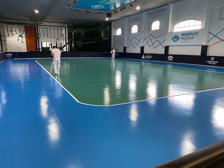 INDOOR JEREZ TRATAMIENTO SUELOS PISTAS DEPORTIVAS