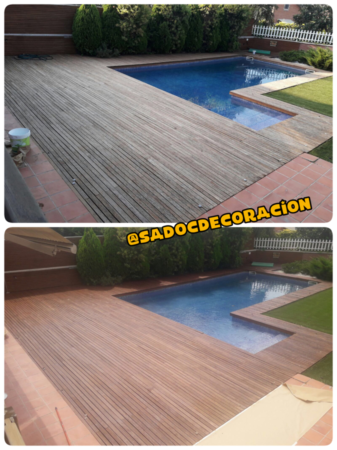 Tratamiento tarima madera