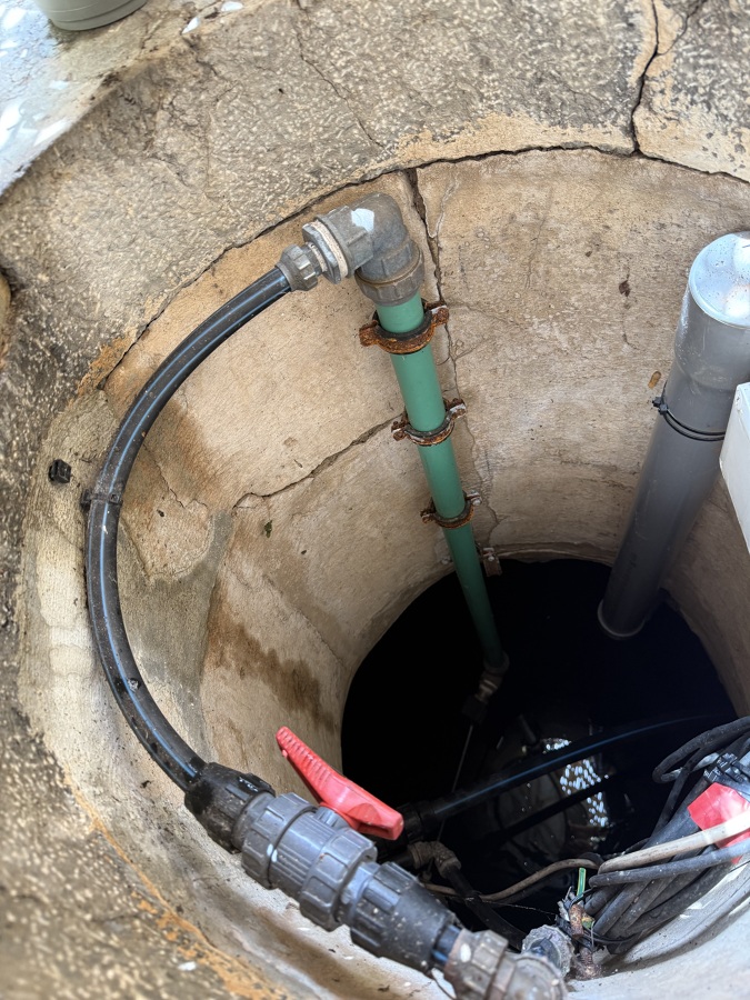 Fontanería en pozos de agua