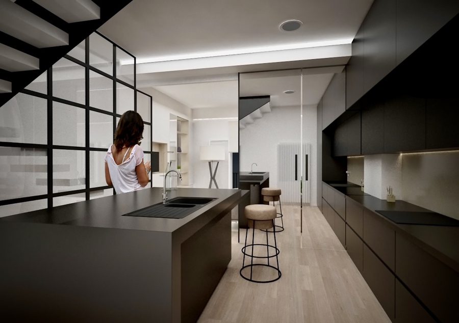 Black Kitchen.