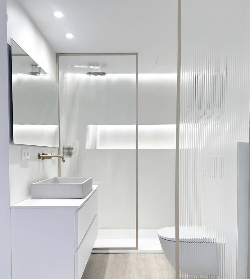 Microcemento paredes baño
