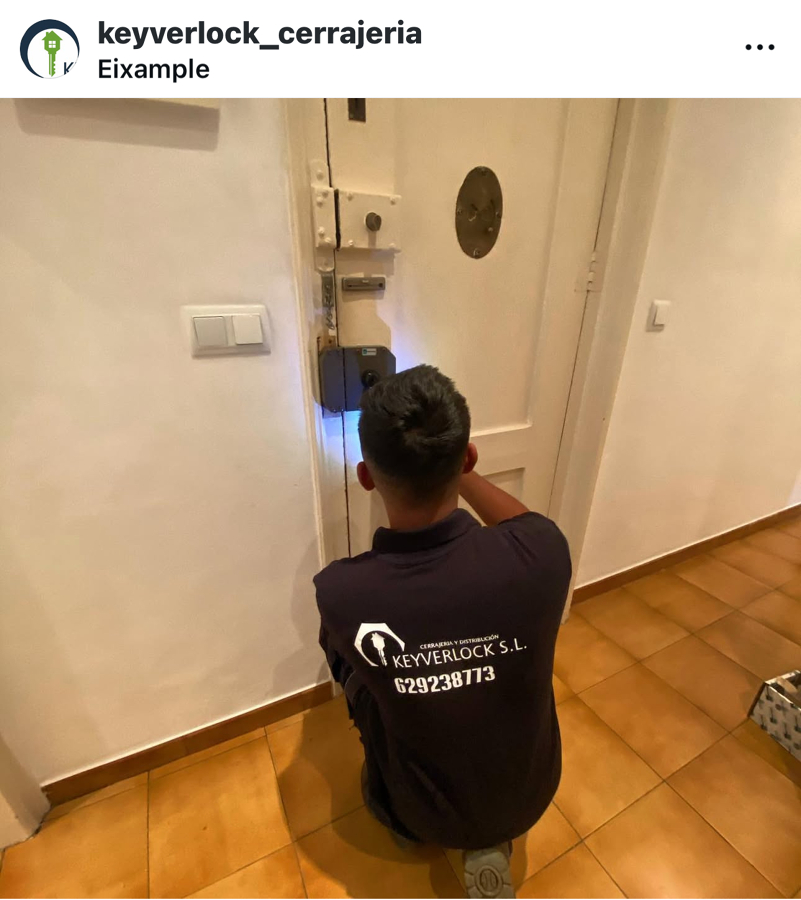 Colocación de cerradura