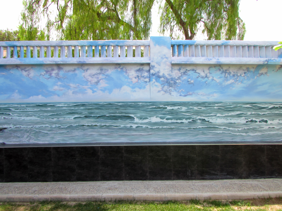 Mural Exterior vivienda.