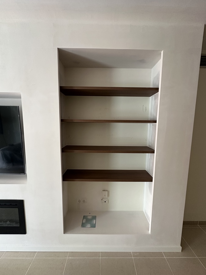 Estanterías insertadas