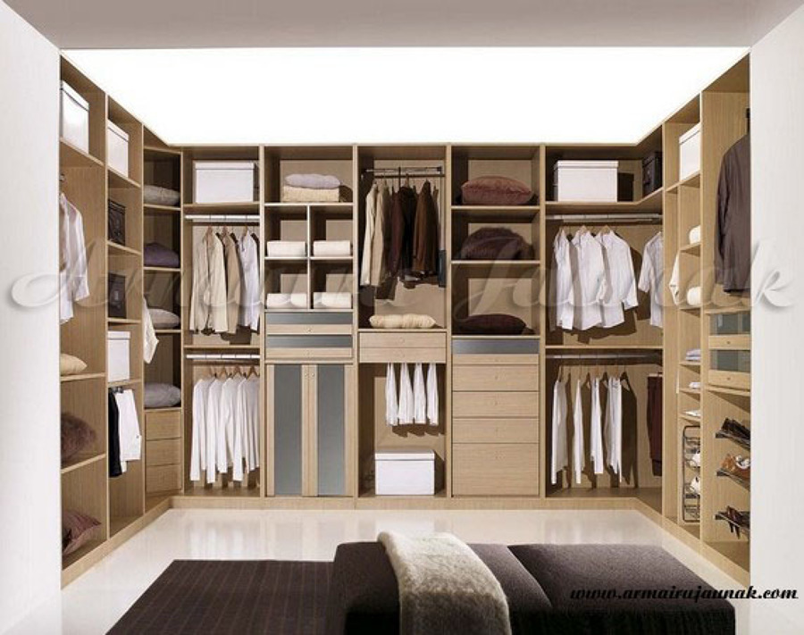 Vestidor en U.