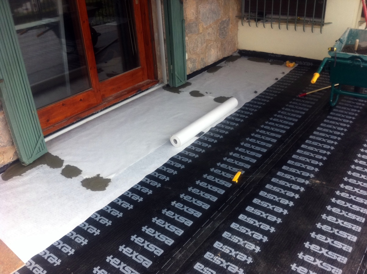 Impermeabilización de terraza en vivienda