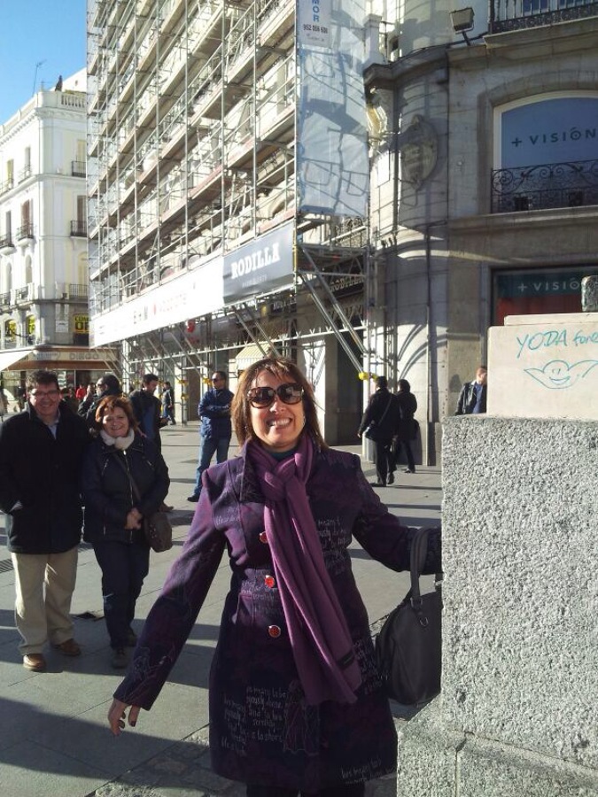 Instalacion de Andamio en Puerta del Sol (Madrid)