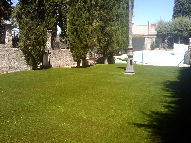 Instalación de césped artificial