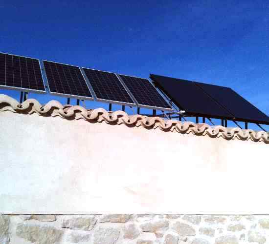 Instalacion de placas solares fotovoltaicas y solar termica.