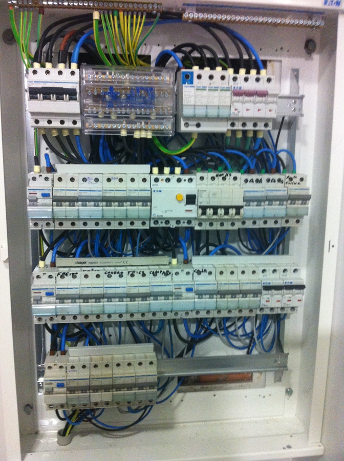instalación eléctrica cafeteria restaurante