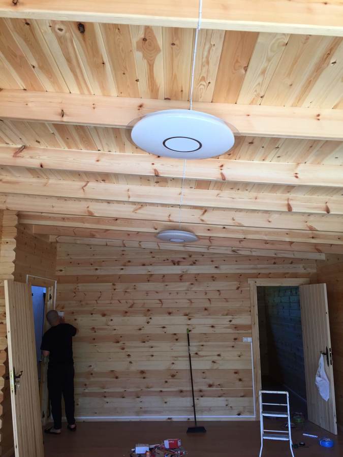 Instalación en cabaña de madera 2