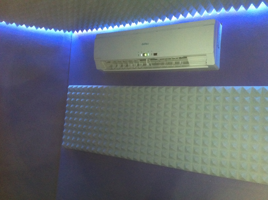 Instalación estudio de grabaciones