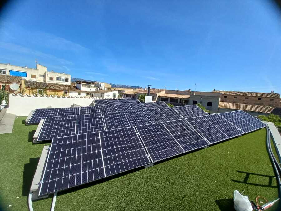 Instalacion 10Kw sobre cubierta