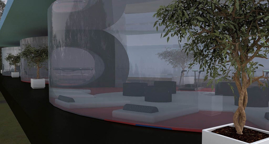 Interior de gimnasio