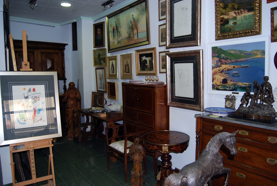 interior de la tienda