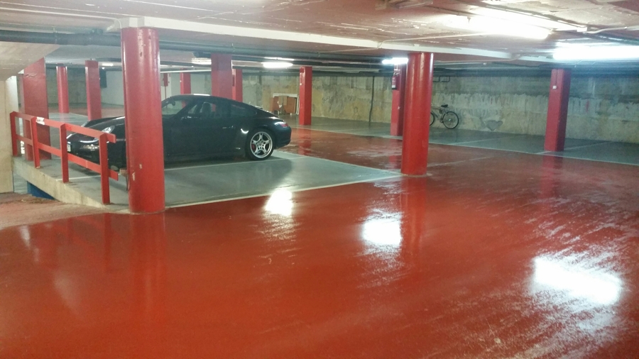 Interior parquing