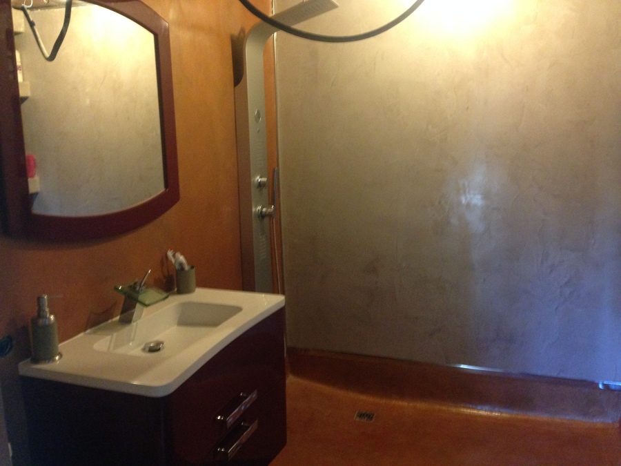 baño microcemento