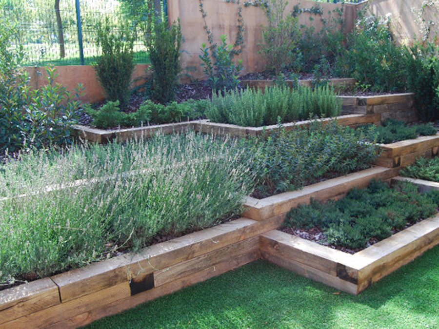Xerojardin y madera