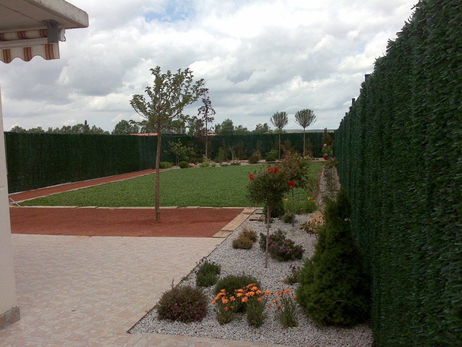 Jardin unifamiliar