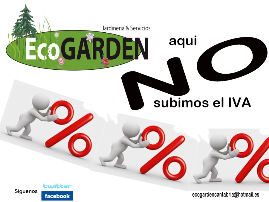 jardineria cantabria ecogarden IVA