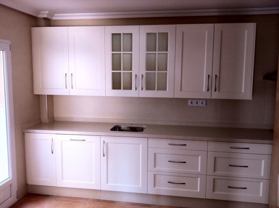 cocina en blanco