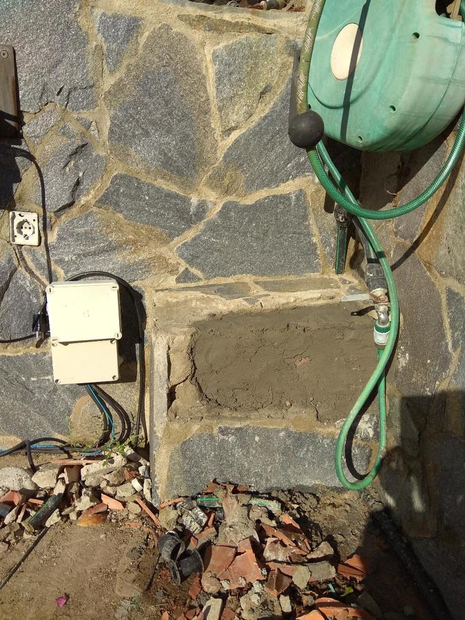 Reparación de pizarra de jardín