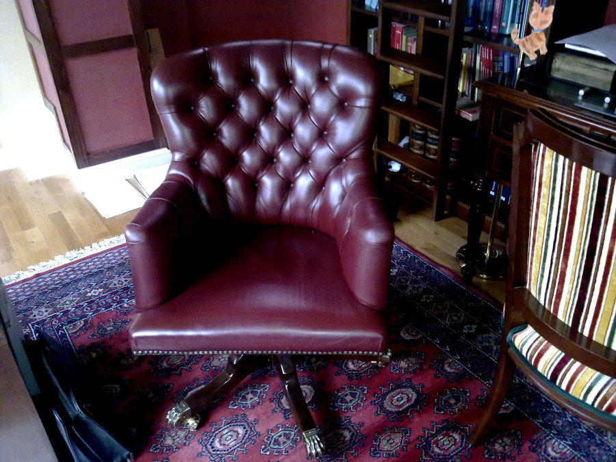 King sillón piel