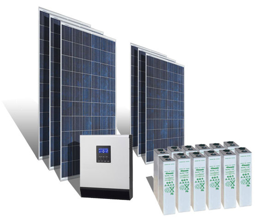 Kit solar fotovoltáico
