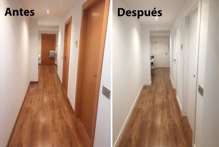 Puertas lacadas