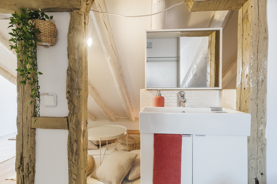 Foto: Decoración Baño Estilo Ladrillo de Tapicería y Limpiezas Ana