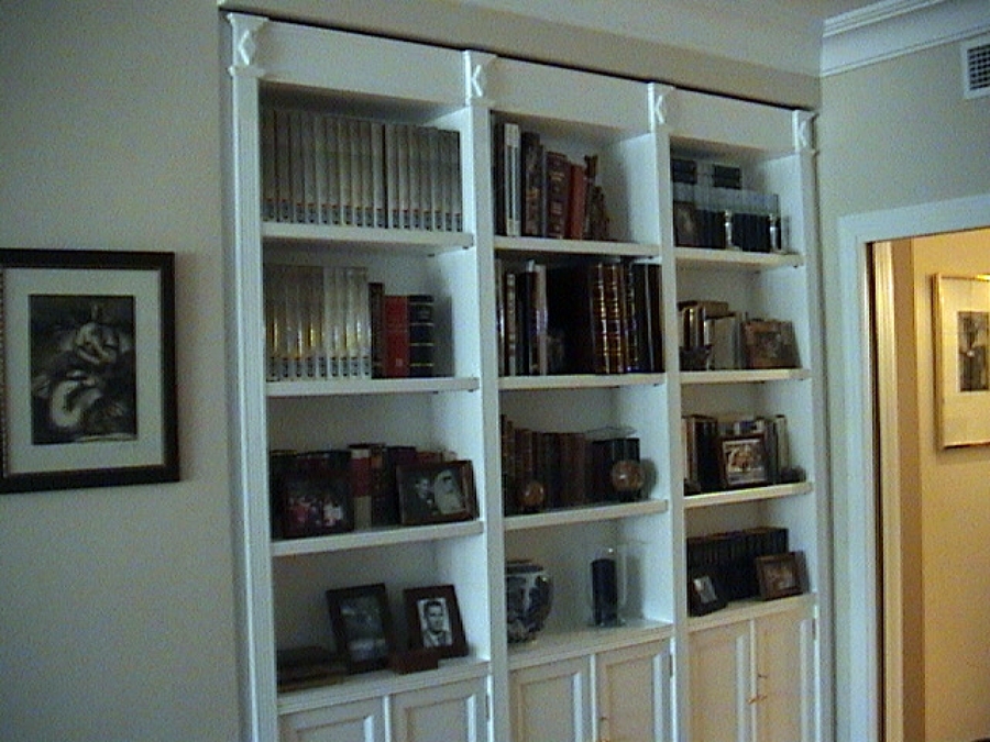 libreria en blanco
