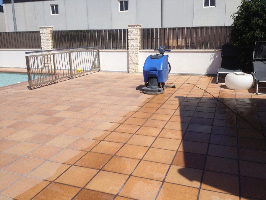 LIMPIEZA DE TERRAZA